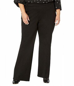 送料無料 エヌワイディージェー NYDJ レディース 女性用 ファッション パンツ ズボン Plus Size Pull-On Flare Leg Trousers - Black