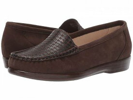 送料無料 サス SAS レディース 女性用 シューズ 靴 ローファー ボートシューズ Simplify Comfort Loafer - Brown Tetris