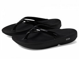 送料無料 オーフォス Oofos レディース 女性用 シューズ 靴 サンダル OOlala Sandal - Black/Black