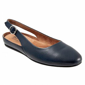 送料無料 ソフトウォーク SoftWalk レディース 女性用 シューズ 靴 フラット Sandy - Navy