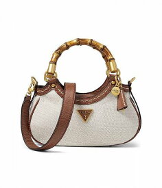 送料無料 ゲス GUESS レディース 女性用 バッグ 鞄 ハンドバッグ サッチェル Zabry Mini Satchel - Cognac