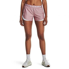 送料無料 アンダーアーマー Under Armour レディース 女性用 ファッション ショートパンツ 短パン Play Up Shorts 3.0 - Pink Elixir/White/White