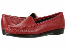 送料無料 サス SAS レディース 女性用 シューズ 靴 ローファー ボートシューズ Simplify Comfort Loafer - Red