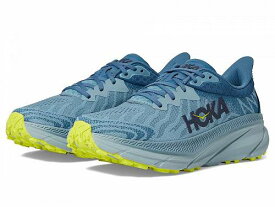 送料無料 ホカ Hoka メンズ 男性用 シューズ 靴 スニーカー 運動靴 Challenger 7 - Stone Blue/Evening Primrose