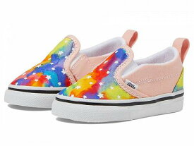 送料無料 バンズ Vans Kids キッズ 子供用 キッズシューズ 子供靴 スニーカー 運動靴 T Slip-On V (Toddler/Little Kid) - Rainbow Galaxy Pink/Multi