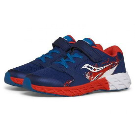 送料無料 サッカニー Saucony Kids キッズ 子供用 キッズシューズ 子供靴 スニーカー 運動靴 Saucony Kids Wind A/C 2.0 Sneakers (Little Kid/Big Kid) - Navy/Red/White