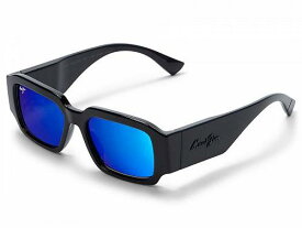 送料無料 マウイ ジム Maui Jim メガネ 眼鏡 サングラス Kupale - Shiny Black/Blue Hawaii Polarized