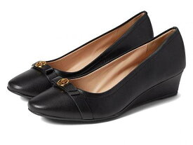 送料無料 コールハーン Cole Haan レディース 女性用 シューズ 靴 ヒール Malta Wedge 40 mm - Black Leather