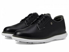 送料無料 フットジョイ FootJoy メンズ 男性用 シューズ 靴 スニーカー 運動靴 Traditions Blucher Golf Shoes - Black/White