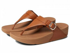 送料無料 フィットフロップ FitFlop レディース 女性用 シューズ 靴 サンダル Lulu Adjustable Leather Toe Post Sandals - Light Tan