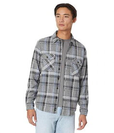 送料無料 ラッキーブランド Lucky Brand メンズ 男性用 ファッション Tシャツ Plaid Brushed Knit Long Sleeve Shirt - Grey Multi Plaid