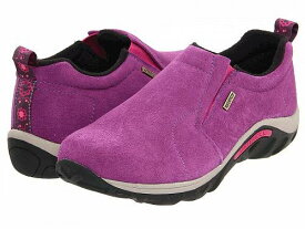 送料無料 メレル Merrell Kids 女の子用 キッズシューズ 子供靴 ローファー Jungle Moc Frosty Waterproof 2 (Toddler/Little Kid/Big Kid) - Wineberry