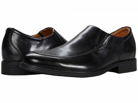 送料無料 クラークス Clarks メンズ 男性用 シューズ 靴 ローファー Whiddon Step - Black Leather