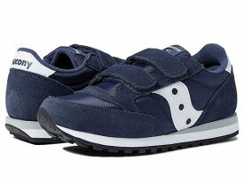 送料無料 サッカニー Saucony Kids キッズ 子供用 キッズシューズ 子供靴 スニーカー 運動靴 Originals Jazz Double Hook &amp; Loop (Little Kid/Big Kid) - Navy/White