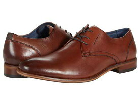 送料無料 フローシャイム Florsheim メンズ 男性用 シューズ 靴 オックスフォード 紳士靴 通勤靴 Flex Plain Toe Oxford - Cognac Smooth Leather