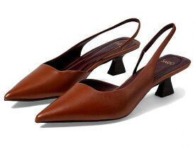 送料無料 フランコサルト Franco Sarto レディース 女性用 シューズ 靴 ヒール Devin Slingbacks - Cognac Brown Leather