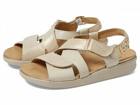 送料無料 サス SAS レディース 女性用 シューズ 靴 サンダル Huggy Adjustable Comfort Sandal - Soft Gold