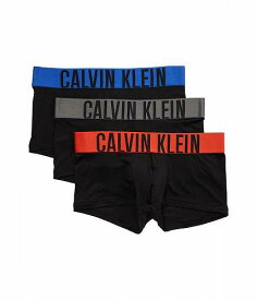 送料無料 カルバンクライン Calvin Klein Underwear メンズ 男性用 ファッション 下着 Intense Power 3-Pack Low Rise Trunk - Black Bodies/Dazzling Blue/Grey Sky/Cherry Kiss