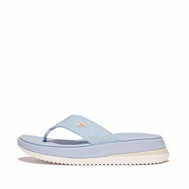 送料無料 フィットフロップ FitFlop レディース 女性用 シューズ 靴 サンダル Surff Two-Tone Webbing Toe-Post Sandal - Skywash Blue