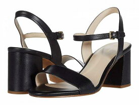 送料無料 コールハーン Cole Haan レディース 女性用 シューズ 靴 ヒール Josie Block Heel Sandal (65 mm) - Black Leather