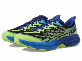 送料無料 ホカ Hoka メンズ 男性用 シューズ 靴 スニーカー 運動靴 Speedgoat 5 - Lettuce/Evening Sky