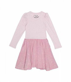 送料無料 Chaser Kids 女の子用 ファッション 子供服 ドレス Puff Long Sleeve Dress with Twirl Skirt (Toddler/Little Kids) - Rainbow Mineral Wash