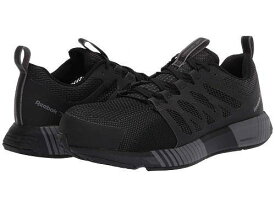 送料無料 リーボック Reebok Work メンズ 男性用 シューズ 靴 スニーカー 運動靴 Fusion Flexweave Cage Composite Toe - Black/Grey