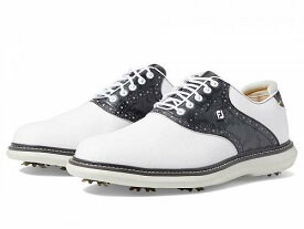 送料無料 フットジョイ FootJoy メンズ 男性用 シューズ 靴 スニーカー 運動靴 Traditions Golf Shoes - White/Camo