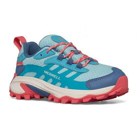 送料無料 メレル Merrell Kids キッズ 子供用 キッズシューズ 子供靴 スニーカー 運動靴 Moab Speed 2 Low Waterproof (Little Kid/Big Kid) - Turquoise/Coral