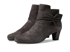 送料無料 デービッドテール David Tate レディース 女性用 シューズ 靴 ブーツ アンクル ショートブーツ Cutey - Gray Suede