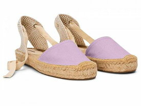 送料無料 ソルドス Soludos レディース 女性用 シューズ 靴 フラット Lauren Lace Up Espadrille - Lavender Purple