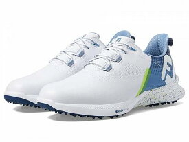 送料無料 フットジョイ FootJoy メンズ 男性用 シューズ 靴 スニーカー 運動靴 FJ Fuel Golf Shoes - White/Blue/Green