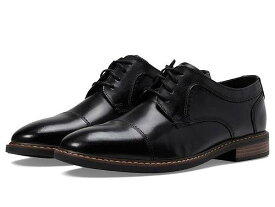 送料無料 ナンブッシュ Nunn Bush メンズ 男性用 シューズ 靴 オックスフォード 紳士靴 通勤靴 Hayden Cap Toe Oxford - Black