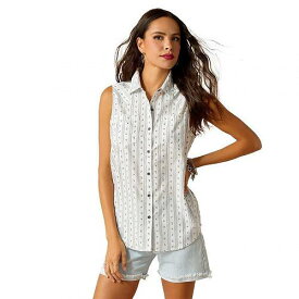 送料無料 アリアト Ariat レディース 女性用 ファッション ボタンシャツ Billie Jean Shirt - Mamas Floral Stripe