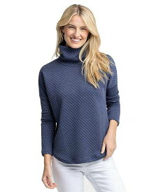 送料無料 Southern Tide レディース 女性用 ファッション セーター Long Sleeve Mellie Mock Neck Sweatshirt - Nautical Navy