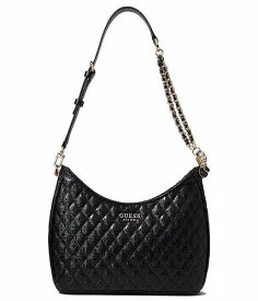 送料無料 ゲス GUESS レディース 女性用 バッグ 鞄 ホーボー ハンドバッグ Yarmilla Hobo - Black