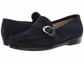 送料無料 サス SAS レディース 女性用 シューズ 靴 ローファー ボートシューズ Lara - Navy Suede