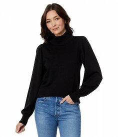 送料無料 リラP Lilla P レディース 女性用 ファッション セーター Puff Sleeve Turtleneck Sweater - Black