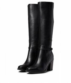 送料無料 ナチュラライザー Naturalizer レディース 女性用 シューズ 靴 ブーツ ロングブーツ Kalina Narrow Shaft - Black Leather