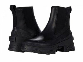 送料無料 ソレル SOREL レディース 女性用 シューズ 靴 ブーツ チェルシーブーツ アンクル Brex(TM) Boot Chelsea - Black/Black