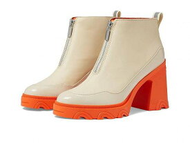 送料無料 ソレル SOREL レディース 女性用 シューズ 靴 ブーツ アンクル ショートブーツ Brex(TM) Heel Zip - Bleached Ceramic/Optimized Orange