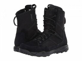 送料無料 ファイブイレブンタクティカル 5.11 Tactical メンズ 男性用 シューズ 靴 ブーツ ワークブーツ A/T 8&quot; Boot - Black