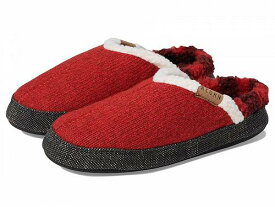 送料無料 エイコーン Acorn レディース 女性用 シューズ 靴 スリッパ Recycled Berber Madison Slide - Sunset Red