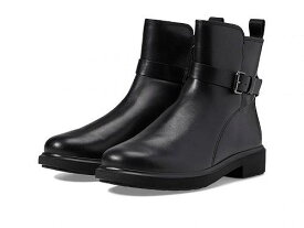 送料無料 エコー ECCO レディース 女性用 シューズ 靴 ブーツ アンクル ショートブーツ Amsterdam Buckle Ankle Boot - Black