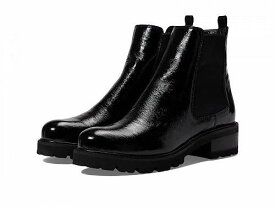 送料無料 ラカナディアン La Canadienne レディース 女性用 シューズ 靴 ブーツ チェルシーブーツ アンクル Cosner - Black Crinkle Patent