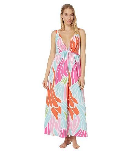 送料無料 ネイトリ Natori レディース 女性用 ファッション パジャマ 寝巻き ナイトガウン Papillon Cup Gown - Bright Coral