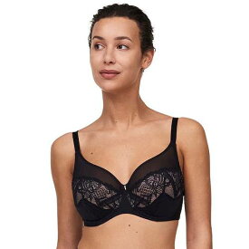 送料無料 Chantelle レディース 女性用 ファッション 下着 ブラジャー Orangerie Dream Full Coverage Underwire Bra - Black