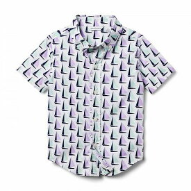 送料無料 Janie and Jack 男の子用 ファッション 子供服 ボタンシャツ Sailboat Print Button Up Shirt (Toddler/Little Kids/Big Kids) - Multicolor