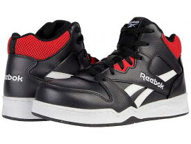 送料無料 リーボック Reebok Work メンズ 男性用 シューズ 靴 スニーカー 運動靴 BB4500 Work High Top Sneaker - Black/Red