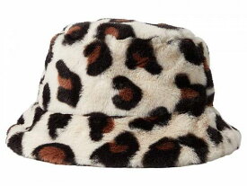 送料無料 バッジリーミシュカ Badgley Mischka レディース 女性用 ファッション雑貨 小物 帽子 Leopard Bucket Hat - White Leopard